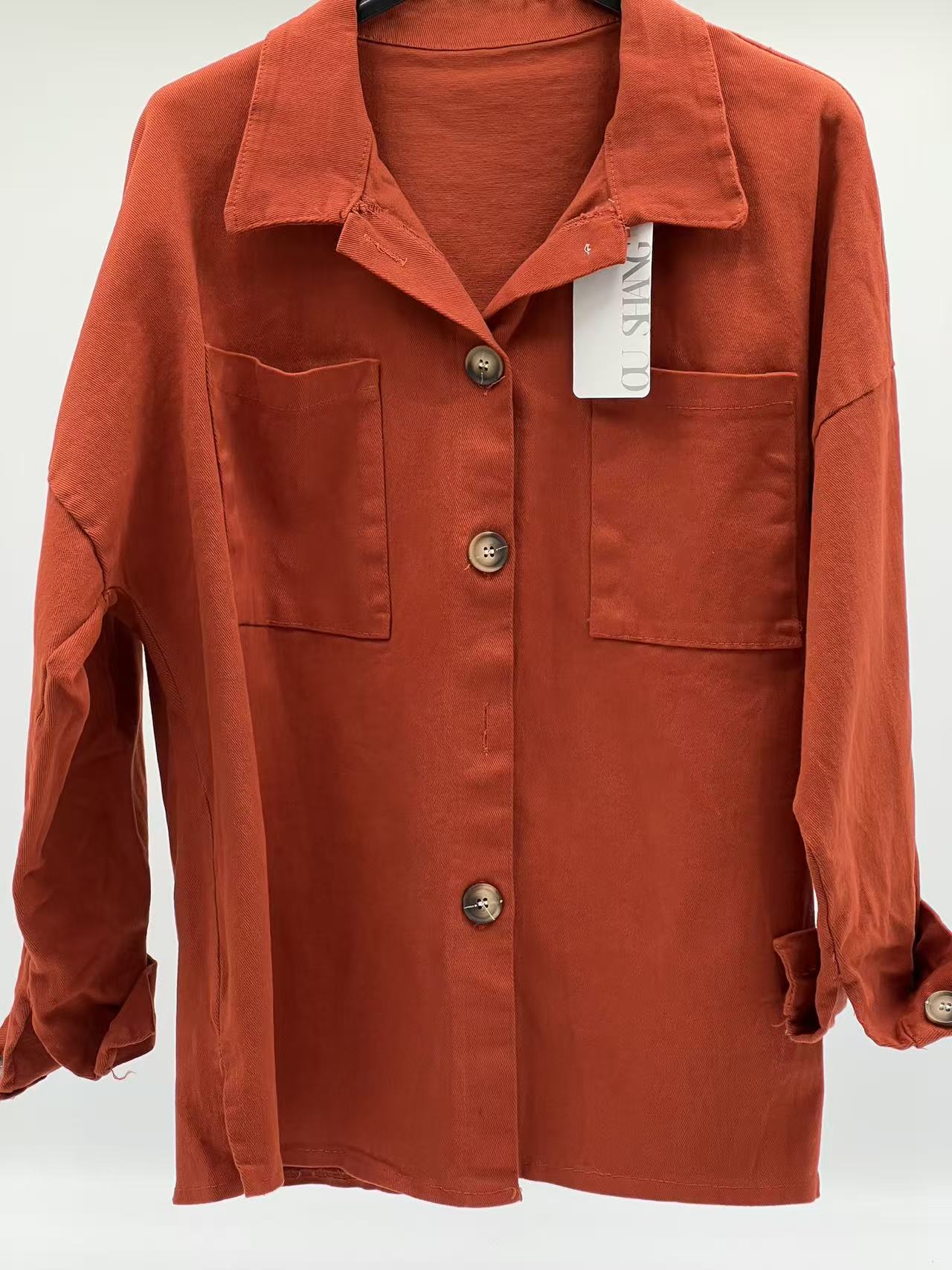 Chaqueta larga demin