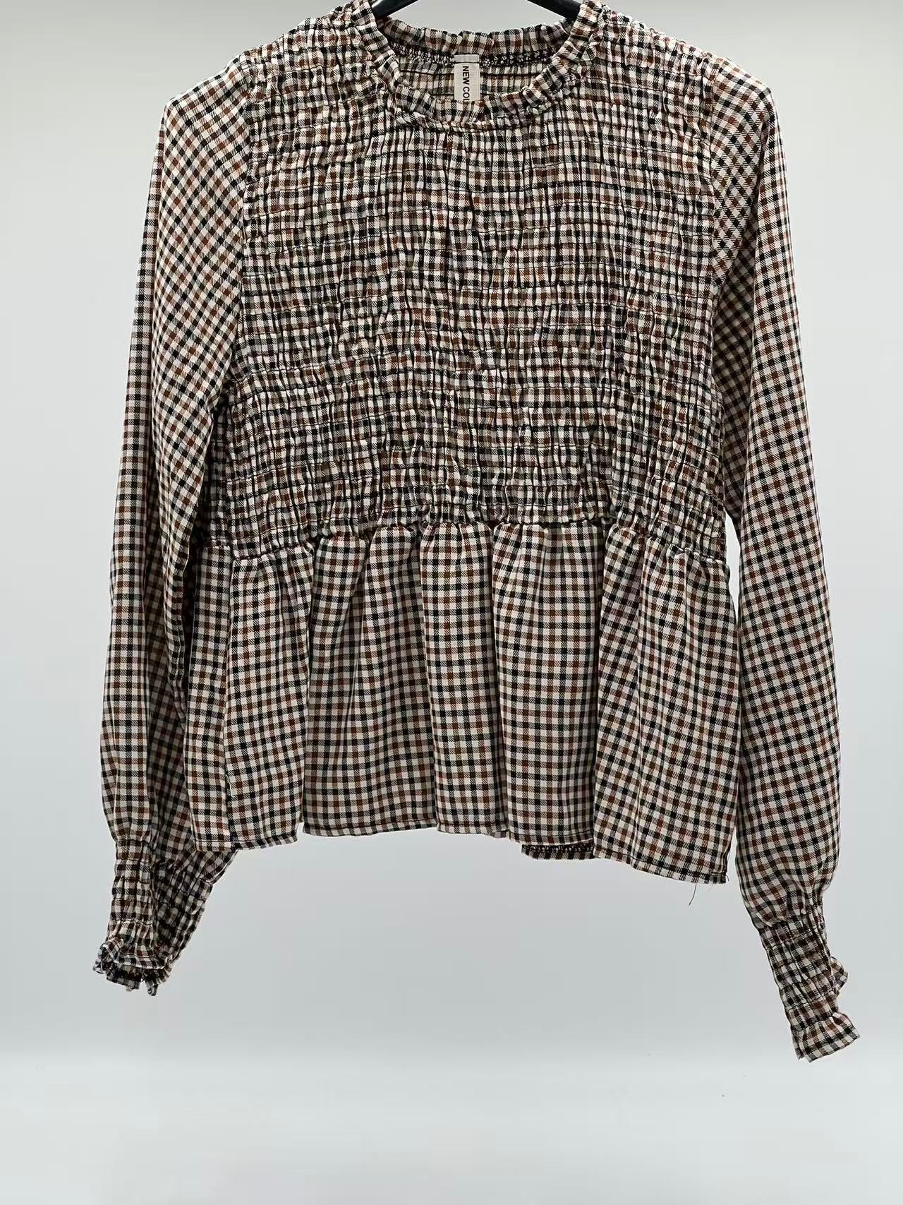 Blusa cuadro negro