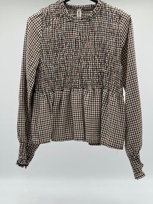 Blusa cuadro negro