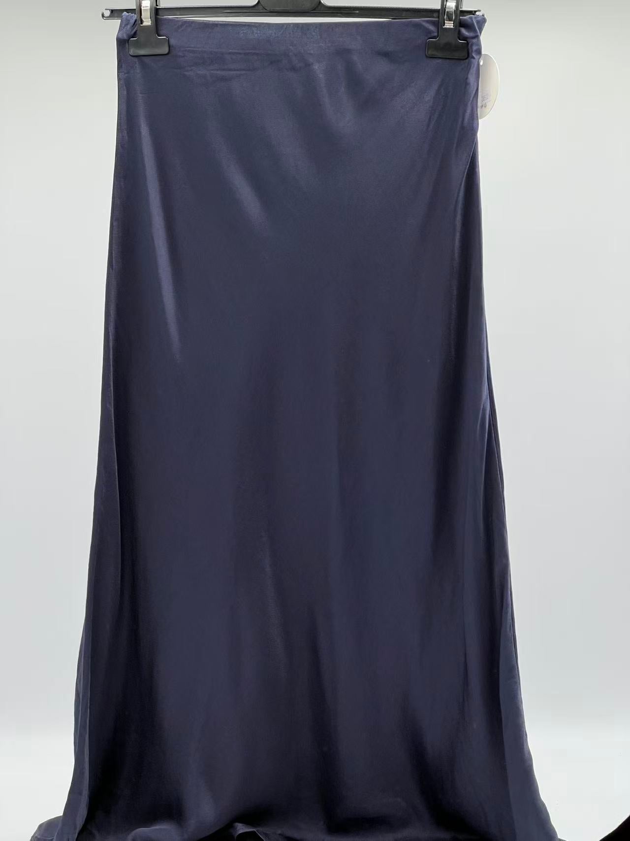 Falda raso larga marino