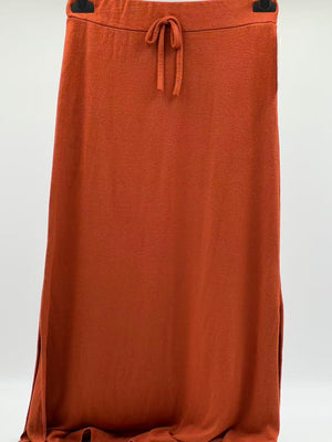 Falda larga punto caldera