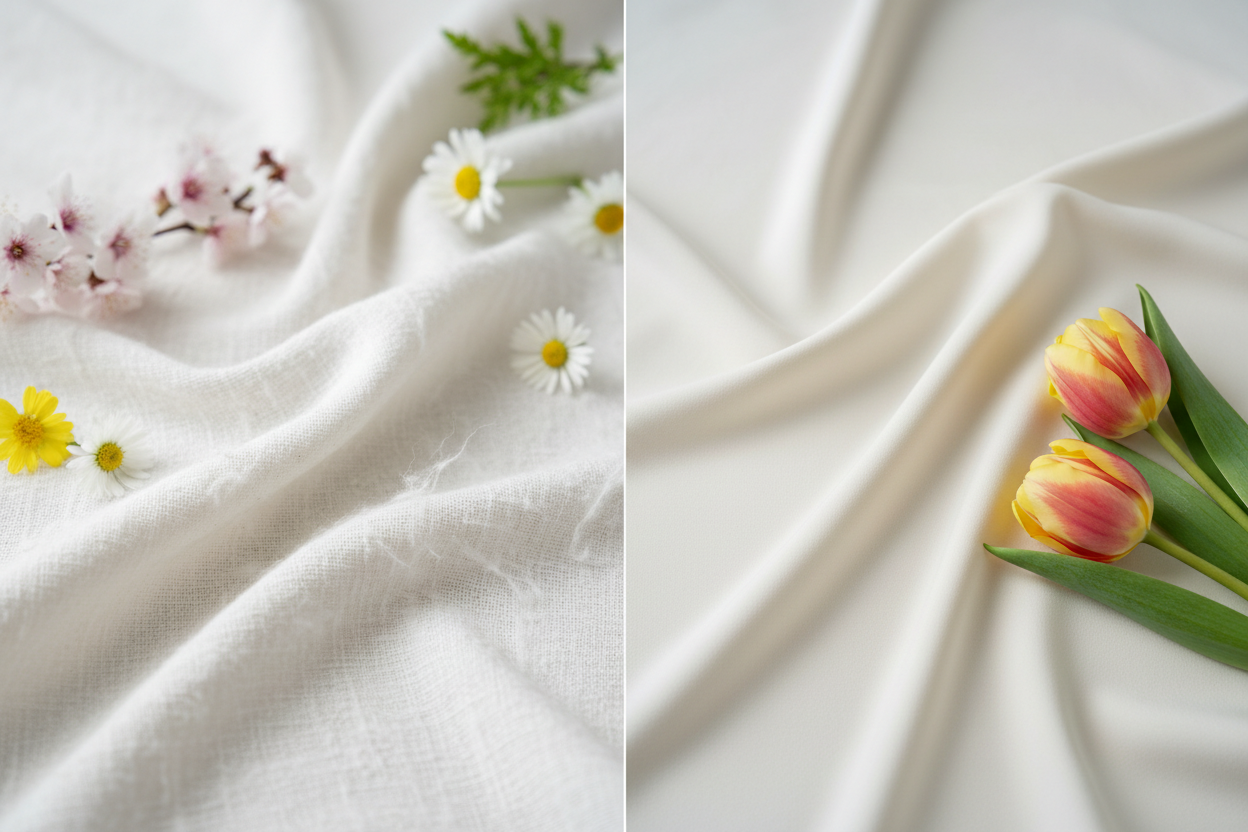 Algodón vs poliéster: qué tejido elegir en primavera