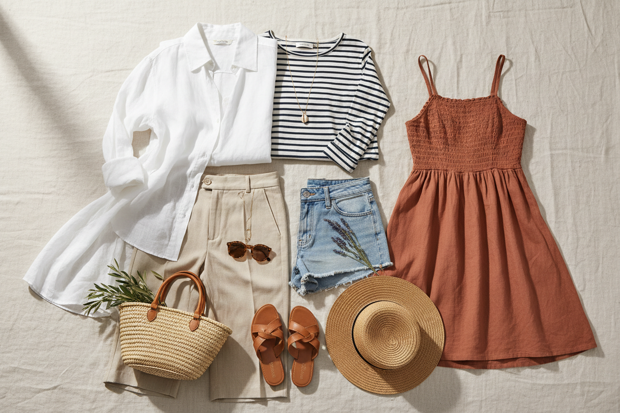 Armario cápsula de verano: cómo crear looks con pocas prendas