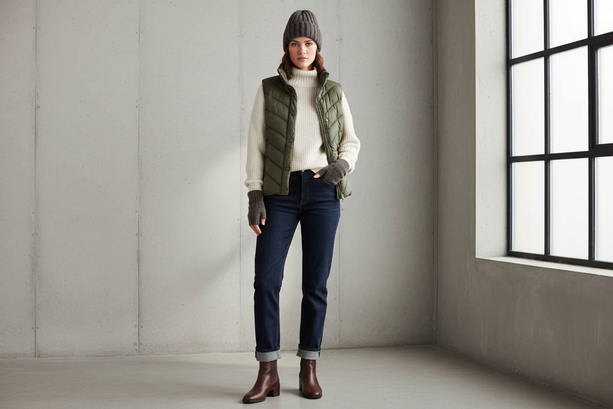 Cómo combinar chalecos acolchados en invierno: guía práctica para el día a día