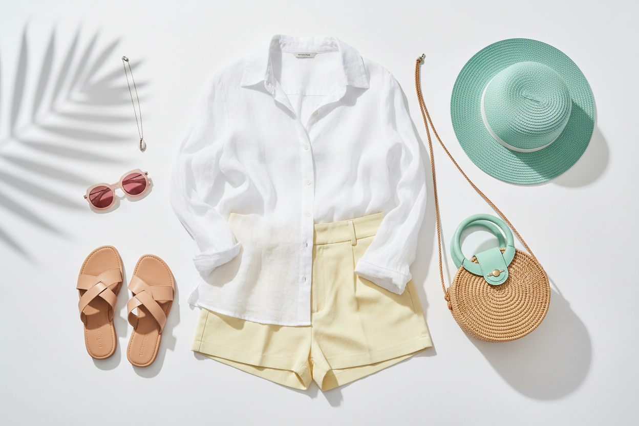Cómo combinar colores claros en verano