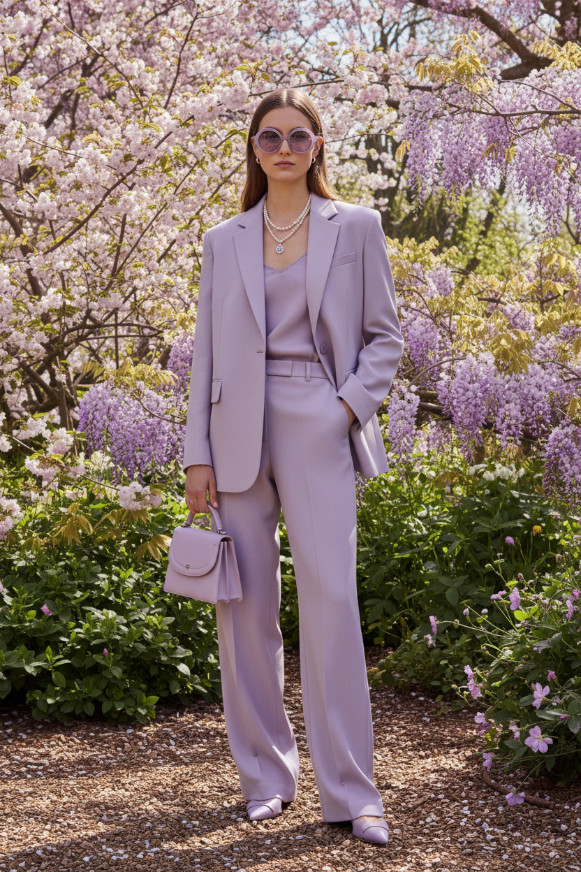 Cómo crear looks monocromáticos en primavera