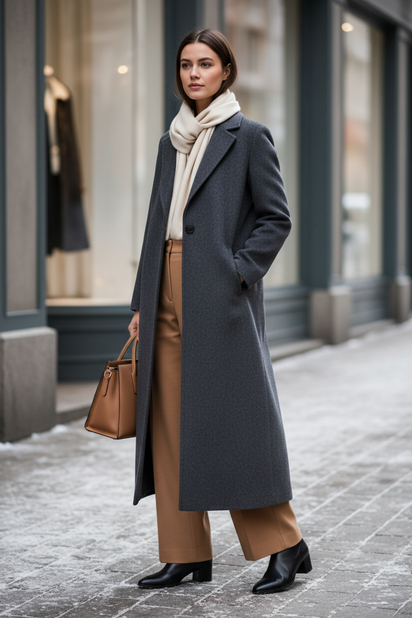Cómo vestir elegante en invierno sin tacones: estilo, comodidad y equilibrio