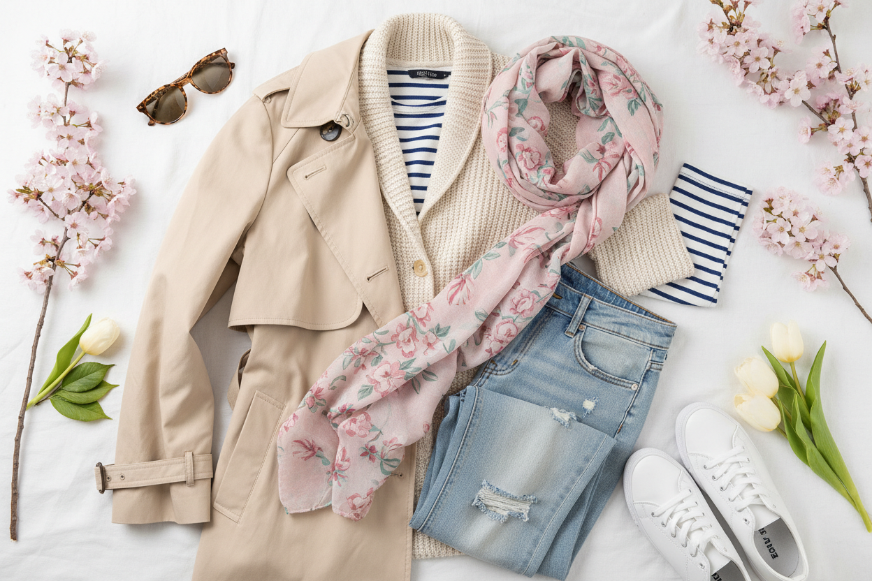 Cómo vestir en primavera cuando cambia el clima 🌦️