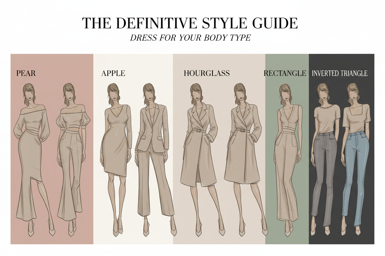 Cómo vestir según tu tipo de cuerpo: guía definitiva para elegir mejor tu ropa
