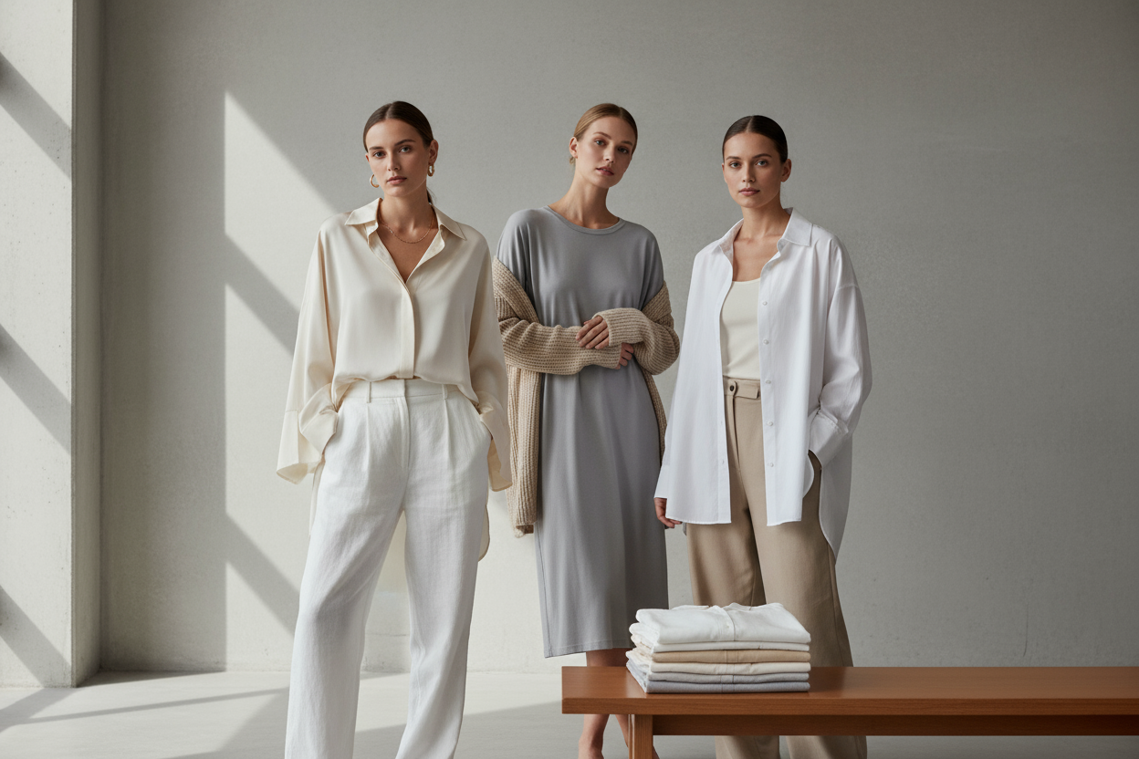 🧭 Camisas oversize y prendas básicas: el nuevo minimalismo femenino