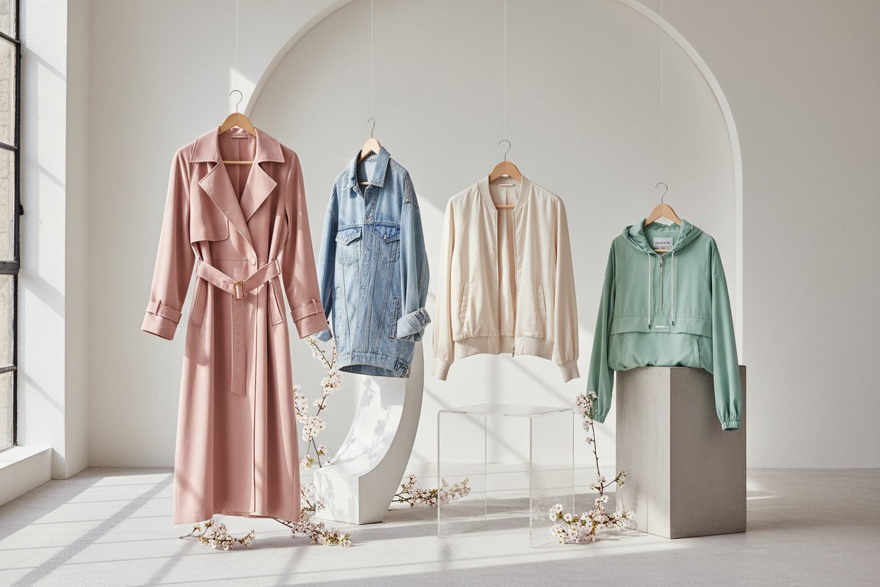 Chaquetas ligeras de primavera: cómo elegir la ideal