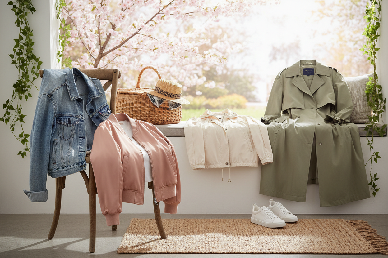 Chaquetas ligeras que no pueden faltar en primavera