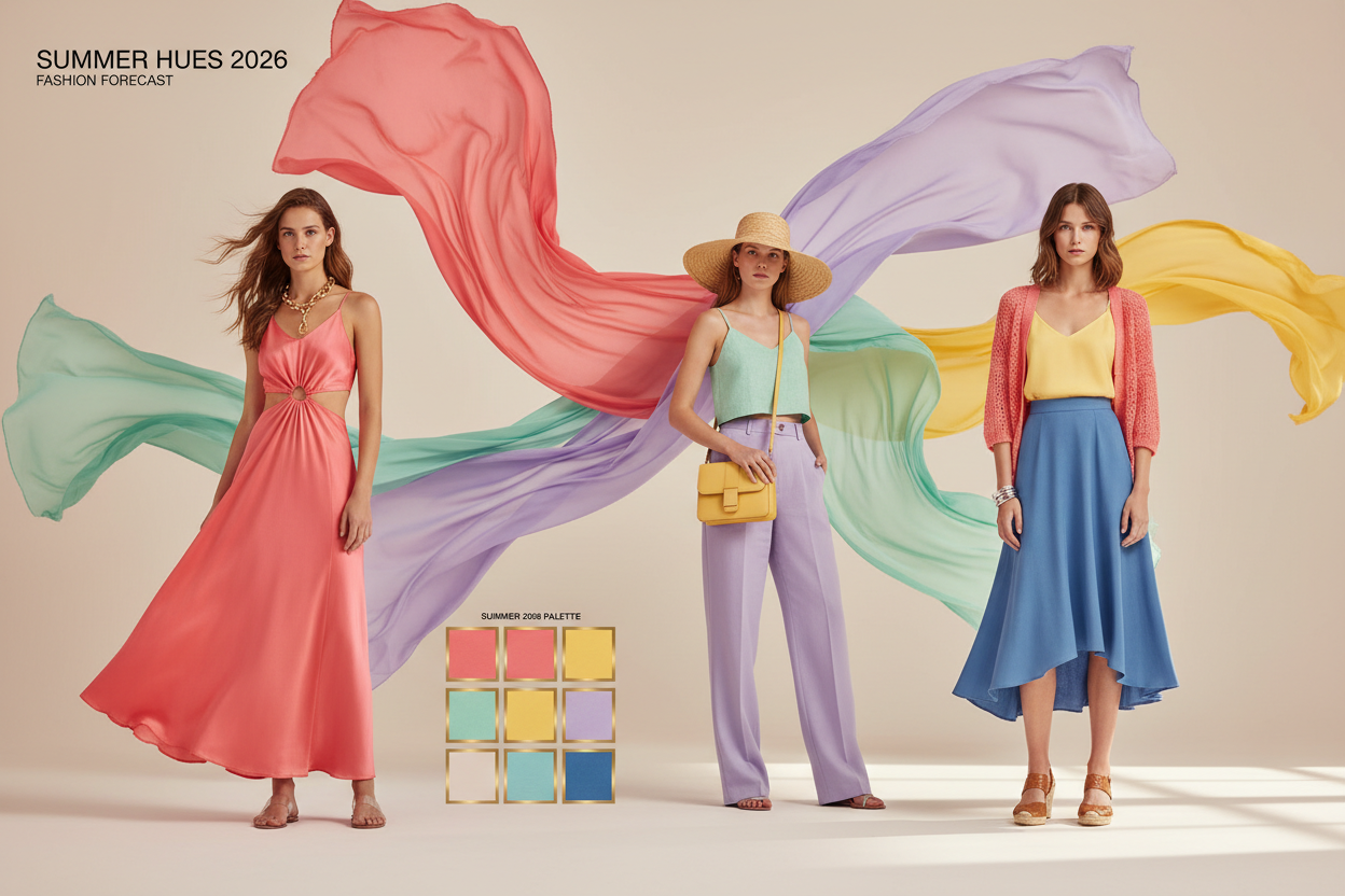 Colores de moda verano mujer 2026: cómo combinarlos