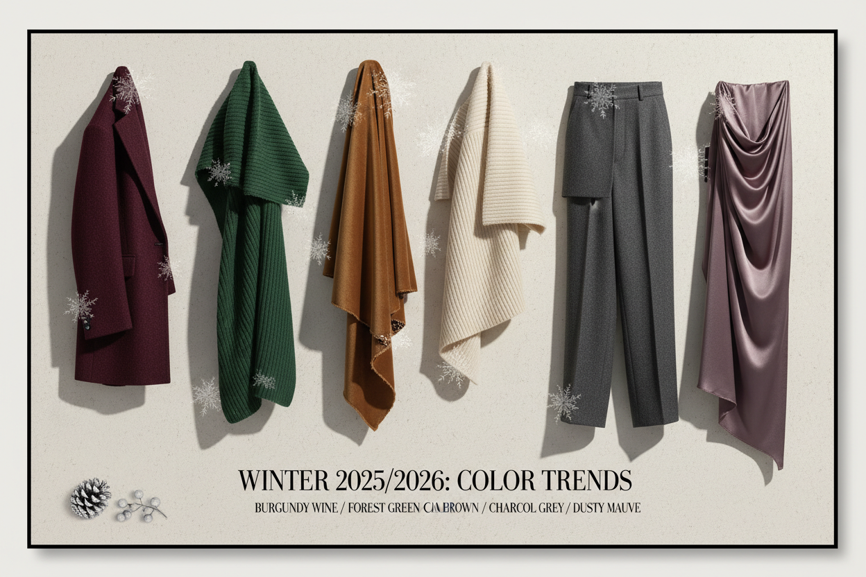 Colores tendencia para vestir en invierno