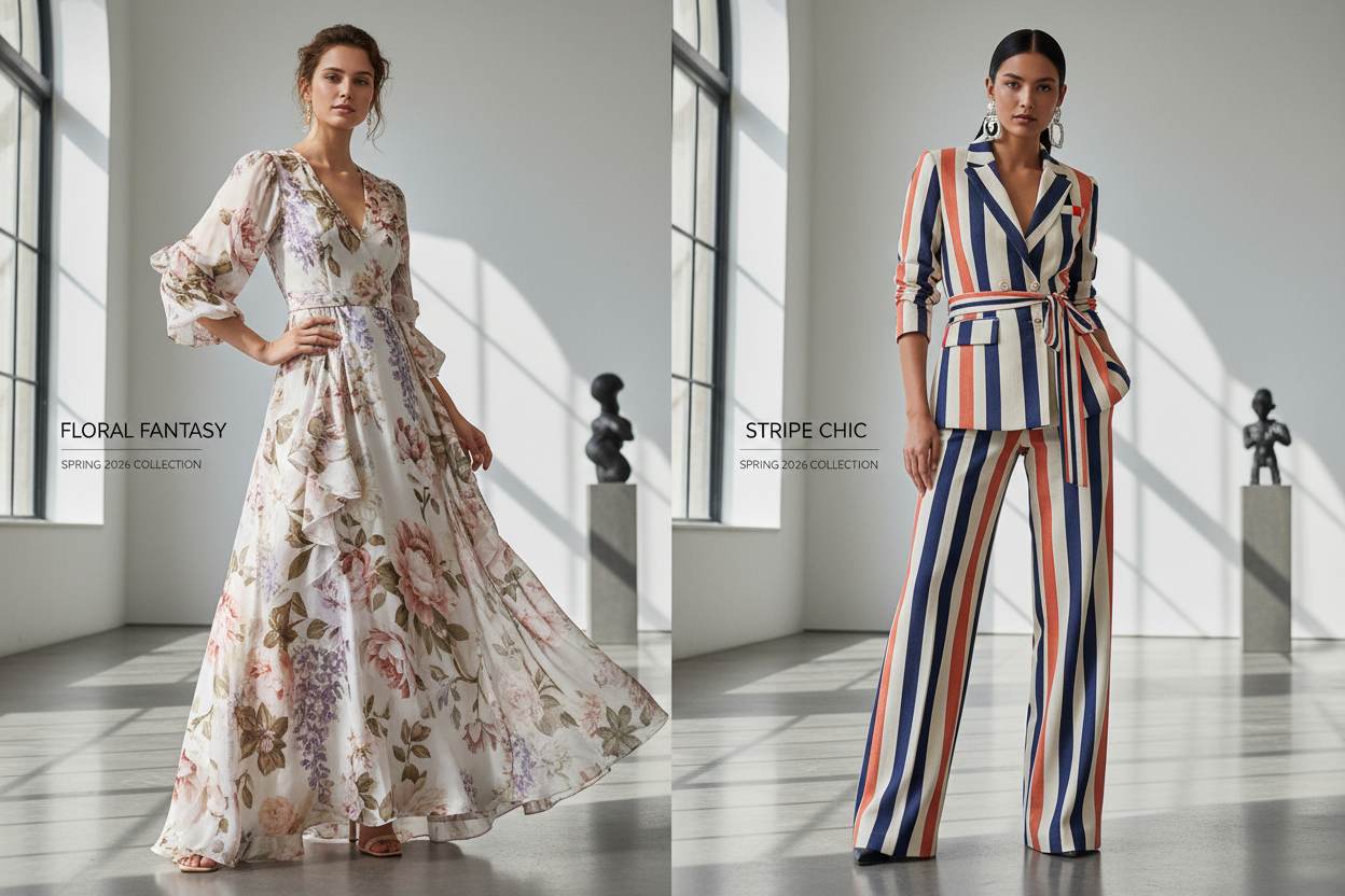 Estampado floral o rayas: qué se lleva más esta primavera
