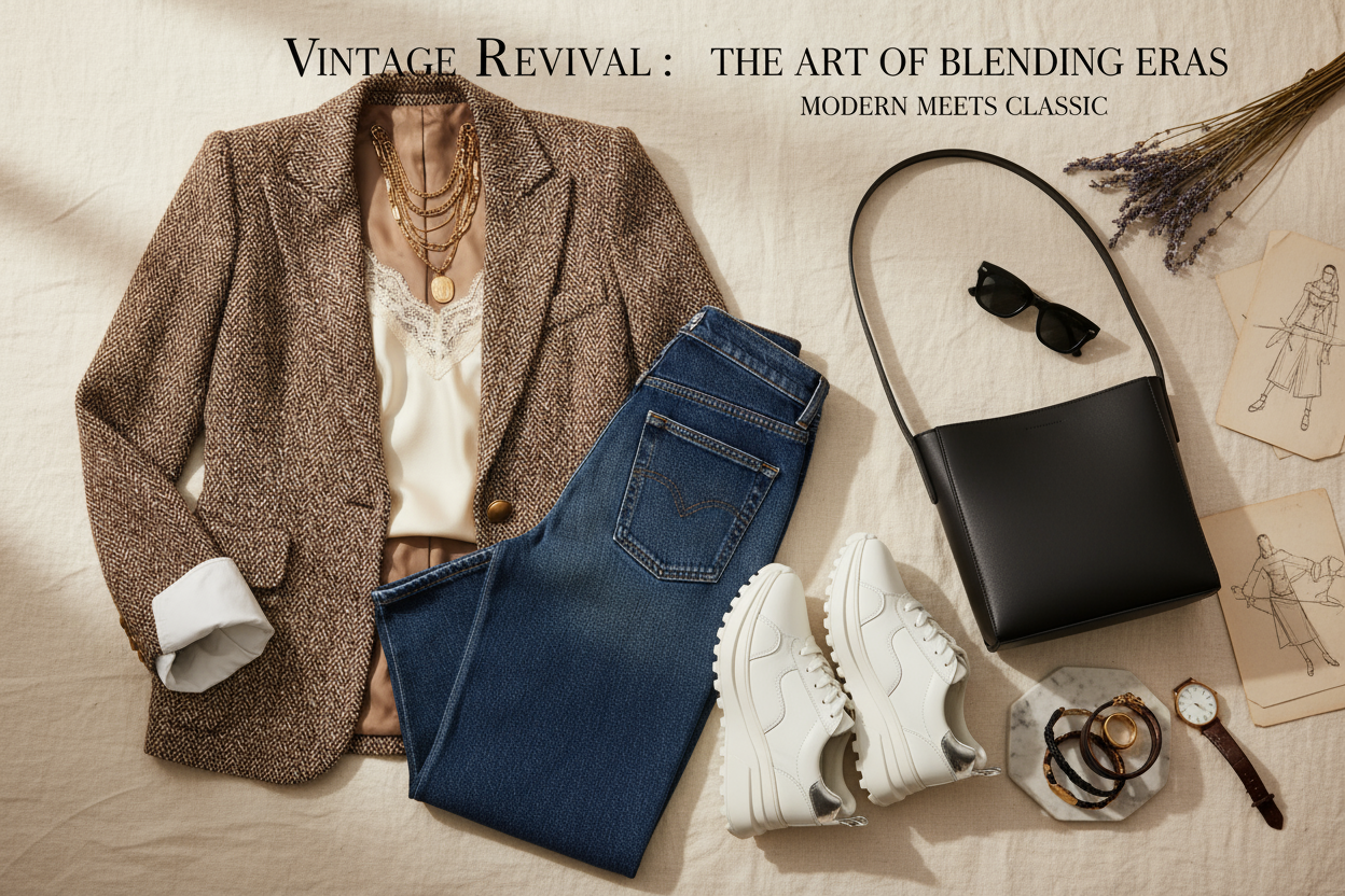  Guía para combinar prendas vintage con estilo moderno