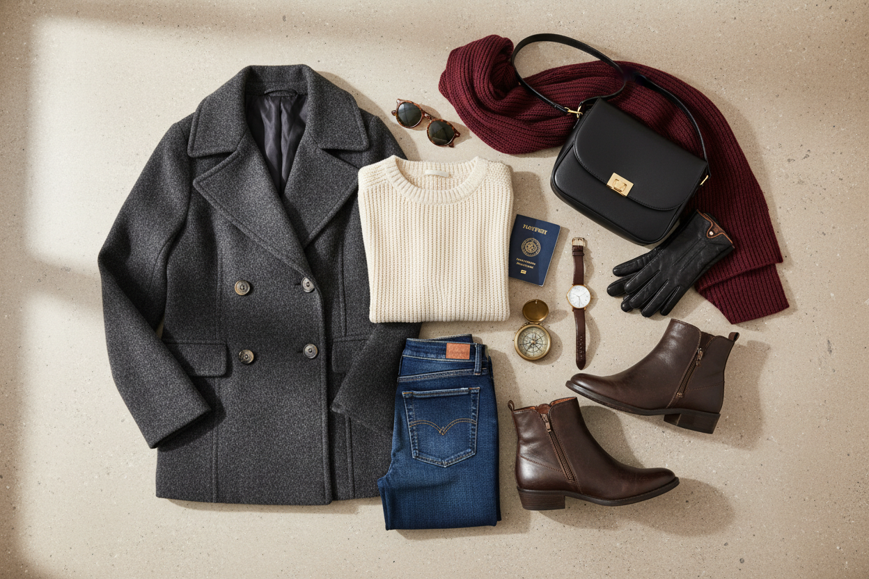 Ideas de outfits invernales para viajar a ciudades europeas: guía práctica para vestir cómoda y con estilo