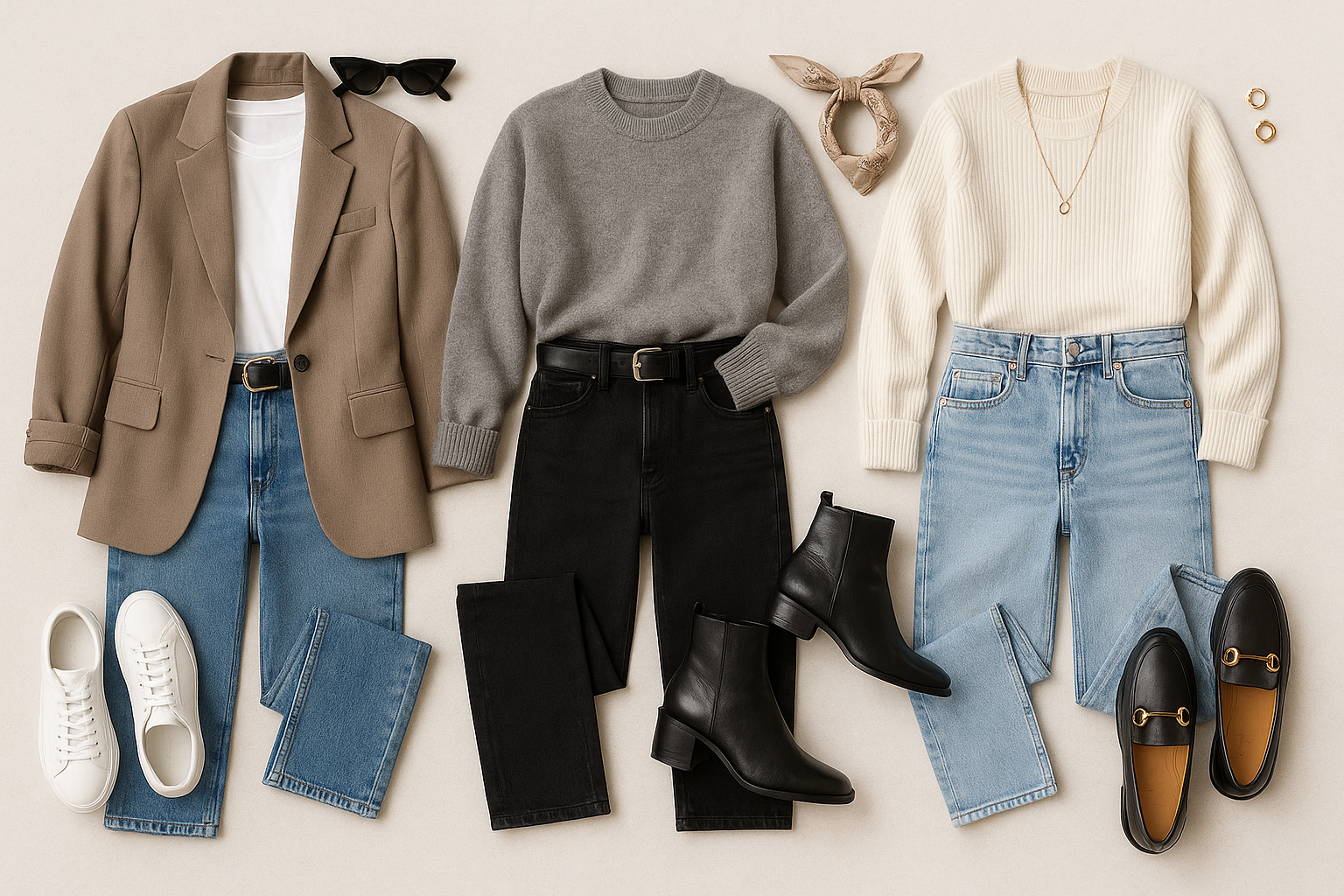 Looks casuales con jeans para destacar: Cómo combinar vaqueros con estilo