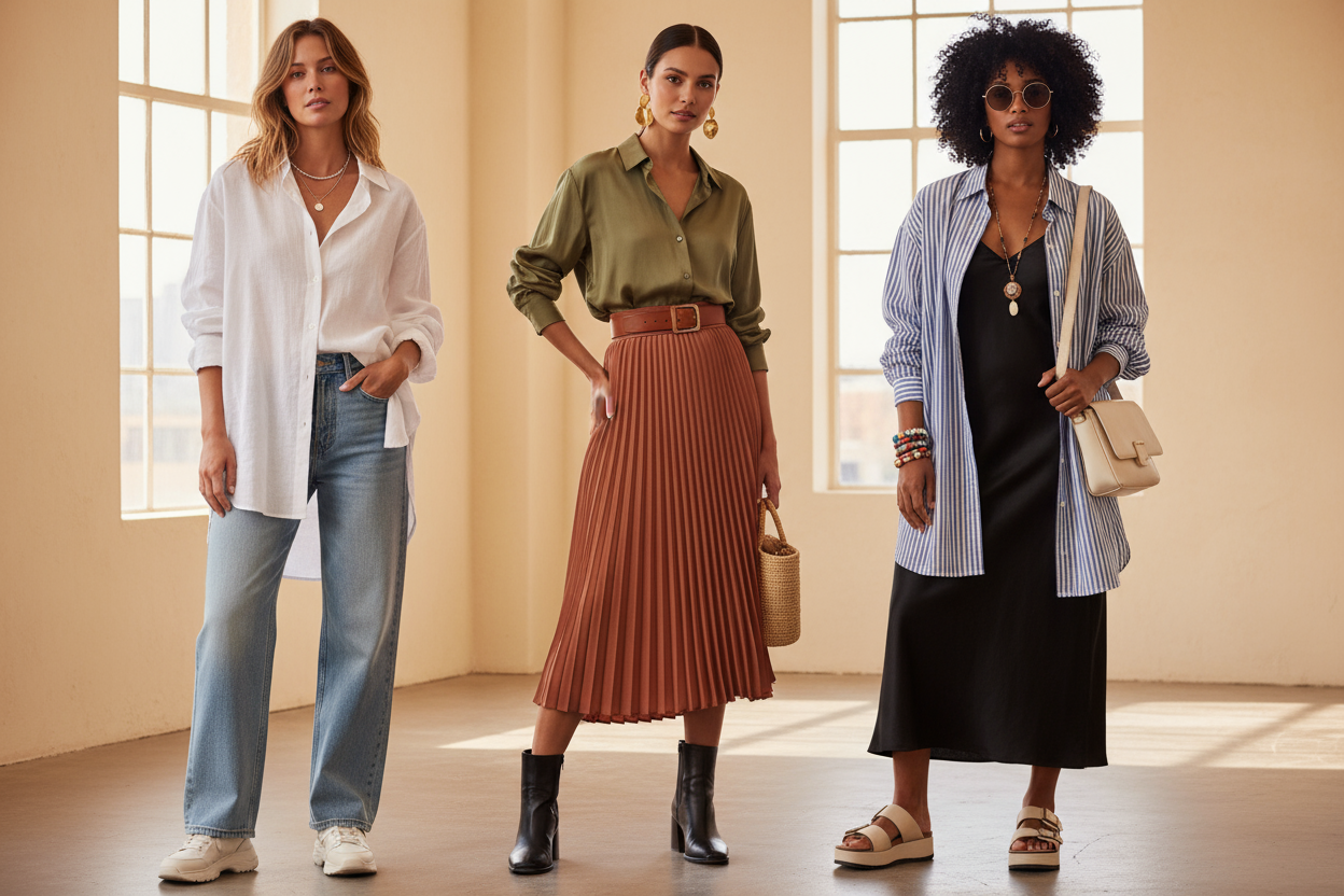 Looks con camisas oversize: Guía para crear outfits modernos y cómodos
