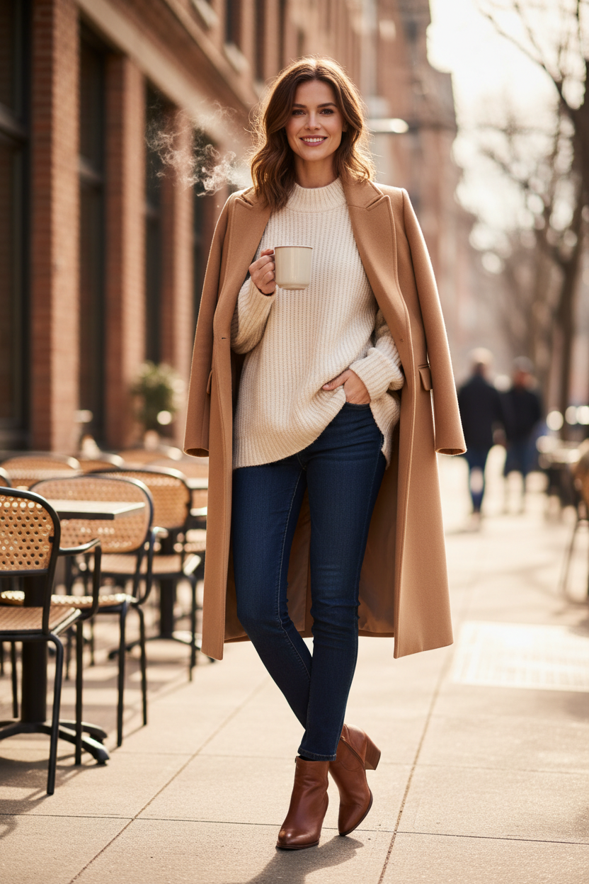 Looks de invierno para fines de semana: comodidad y estilo sin esfuerzo