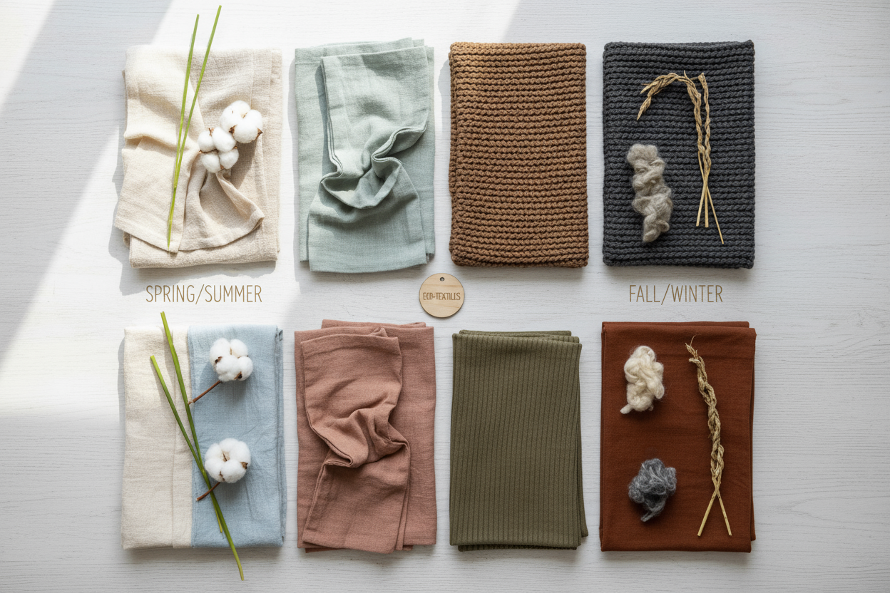  Materiales sostenibles y cómodos: qué tejidos elegir según la estación