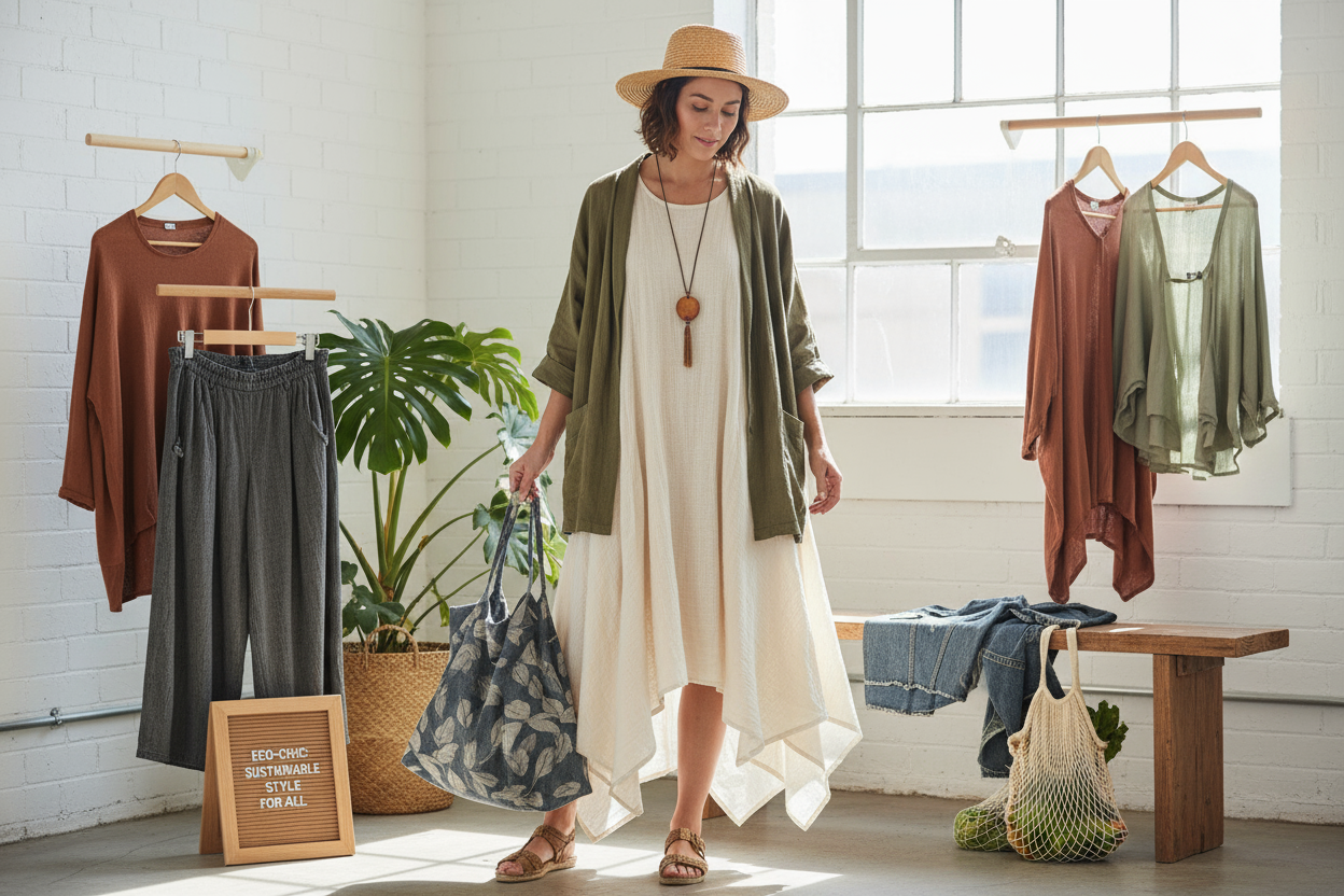 🌿 Moda ecológica y asequible: cómo vestir bien cuidando el planeta