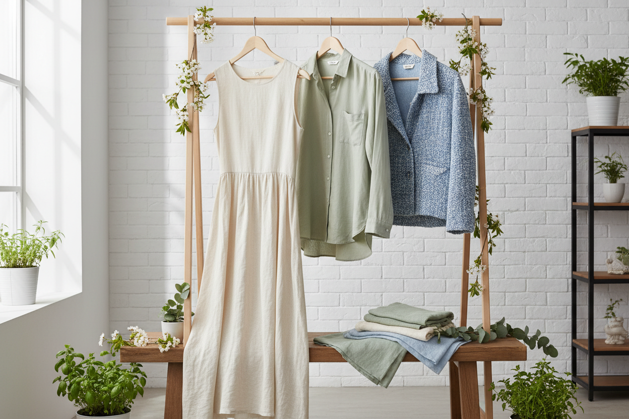 Moda sostenible en primavera: tejidos y prendas clave