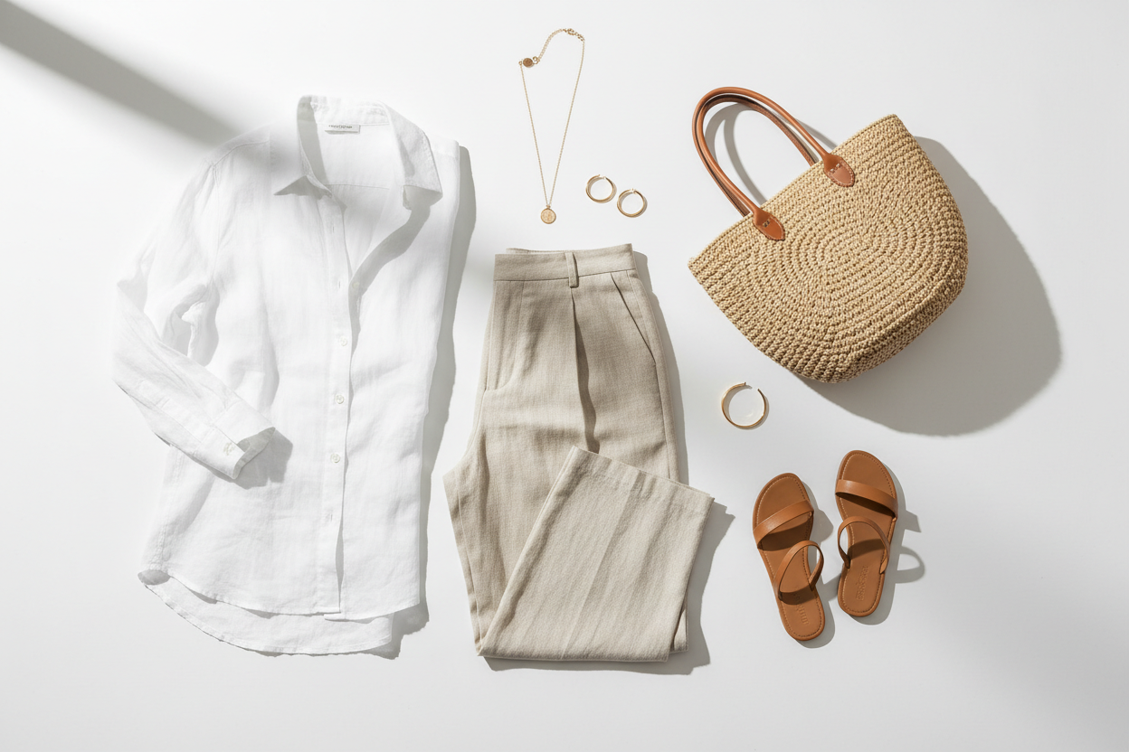 Outfits minimalistas de verano fáciles de copiar: ¿cómo vestir con estilo usando pocas prendas?