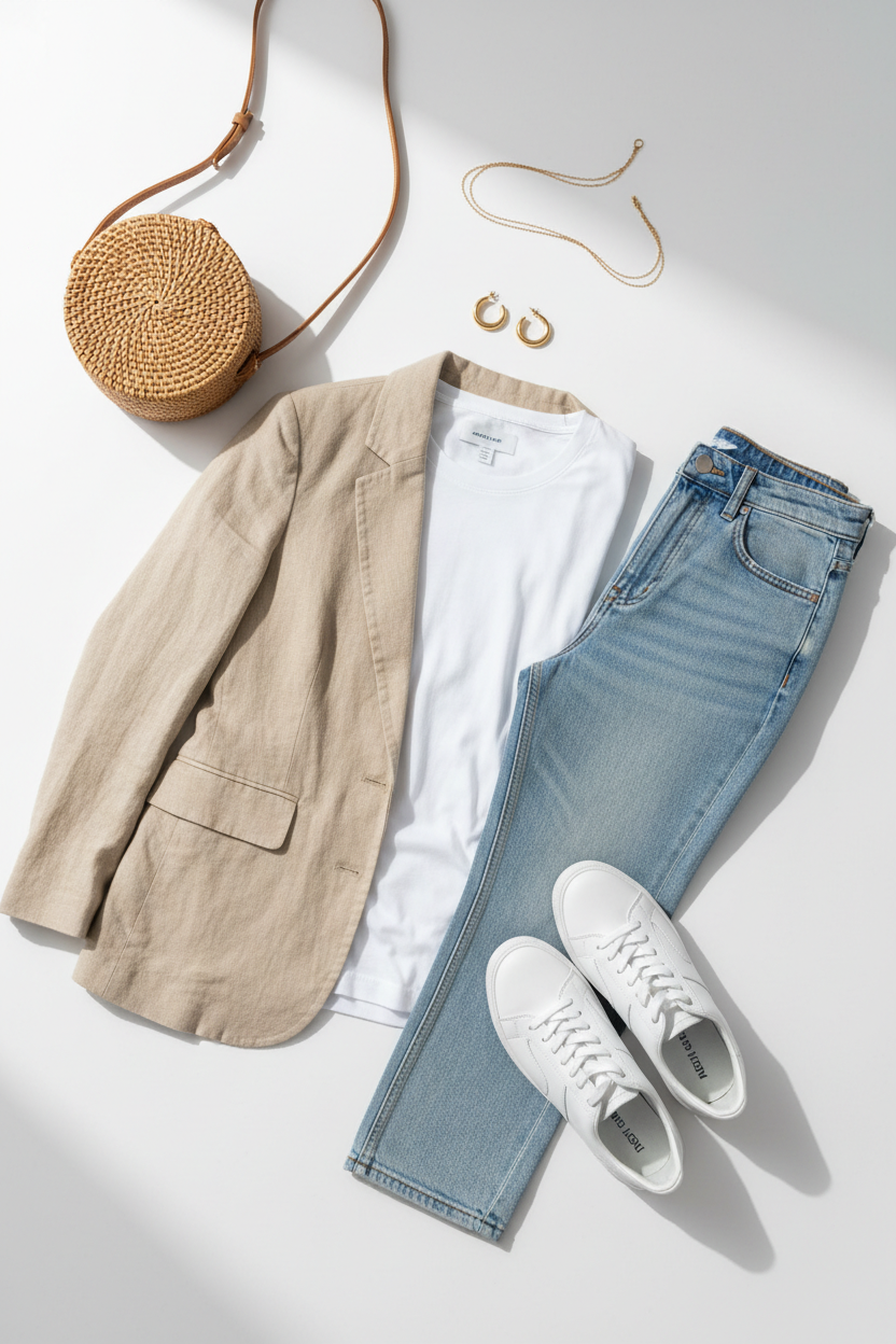 Outfits minimalistas para primavera fáciles de replicar