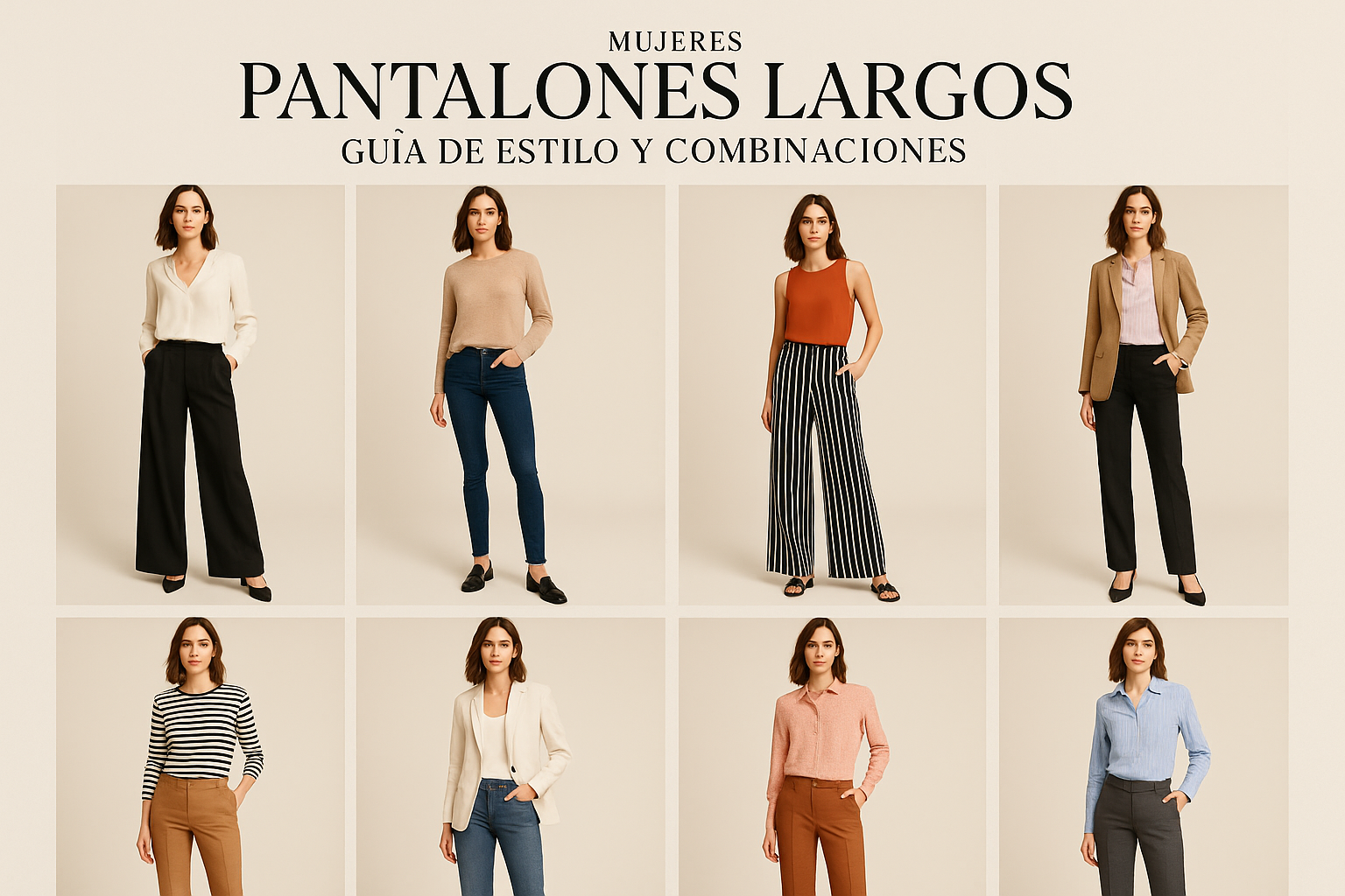 Pantalón Largo Mujer: Guía de Estilos y Combinaciones