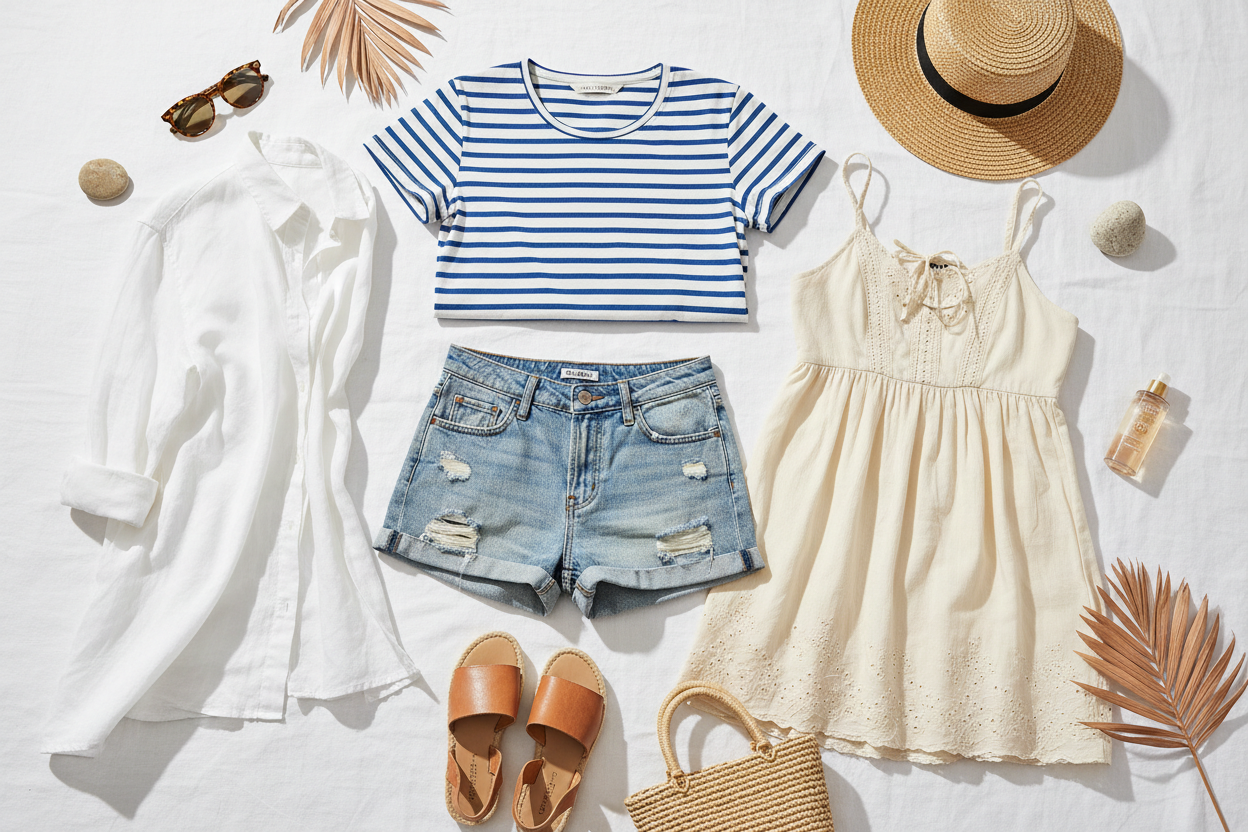 ¿Qué prendas básicas necesitas este verano? Lista completa para un armario práctico y con estilo