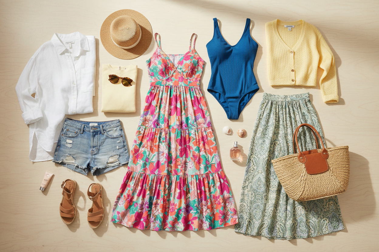 Qué ropa llevar en vacaciones de verano: guía completa mujer