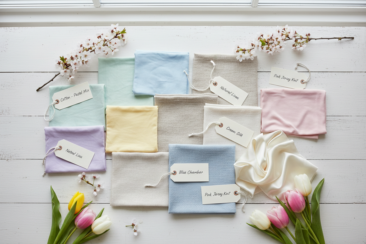 Qué tejidos son mejores para la ropa de primavera