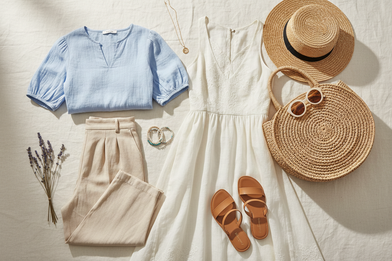 Ropa fresca para días de mucho calor: ¿qué elegir sin renunciar al estilo?