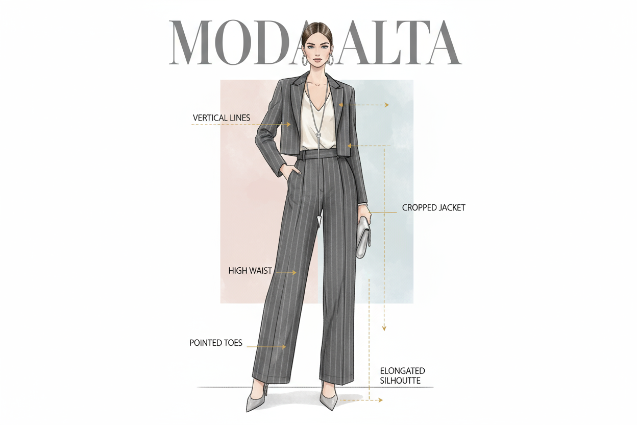 Trucos de estilo para parecer más alta: Consigue un outfit visual altura