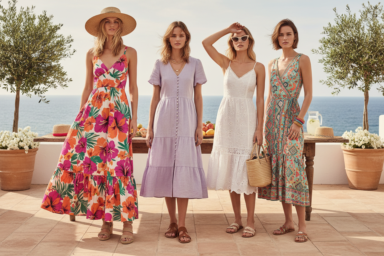 Vestidos de verano mujer: tendencias, estilos y cómo combinarlos