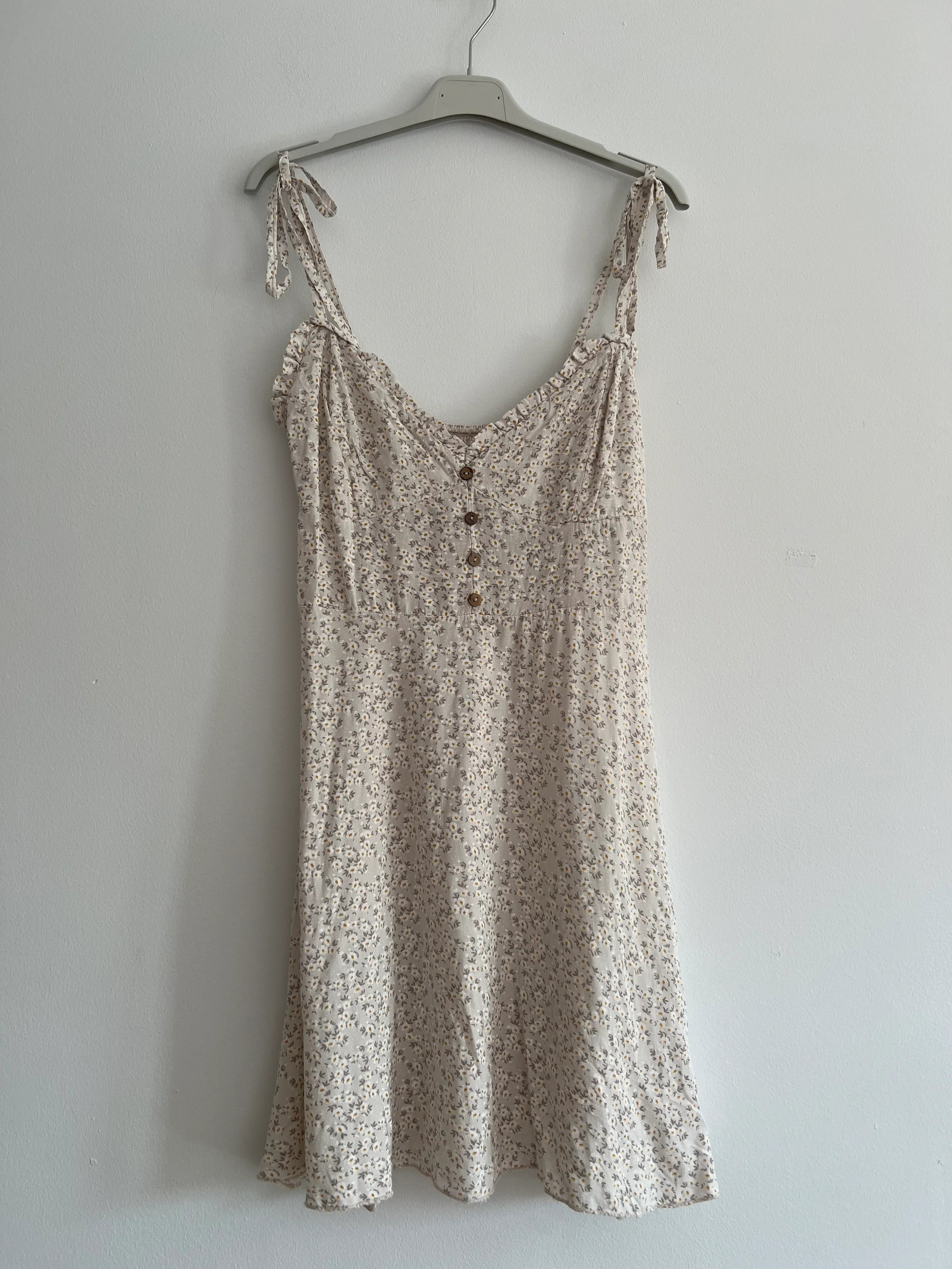 Vestido midi tirantes florecitas