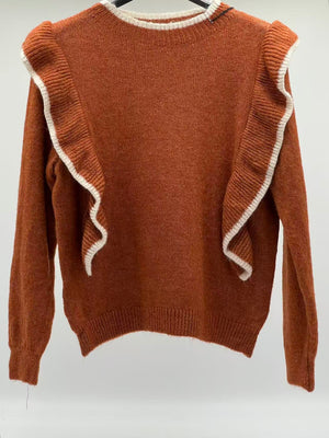 Jersey lana volantes caldera