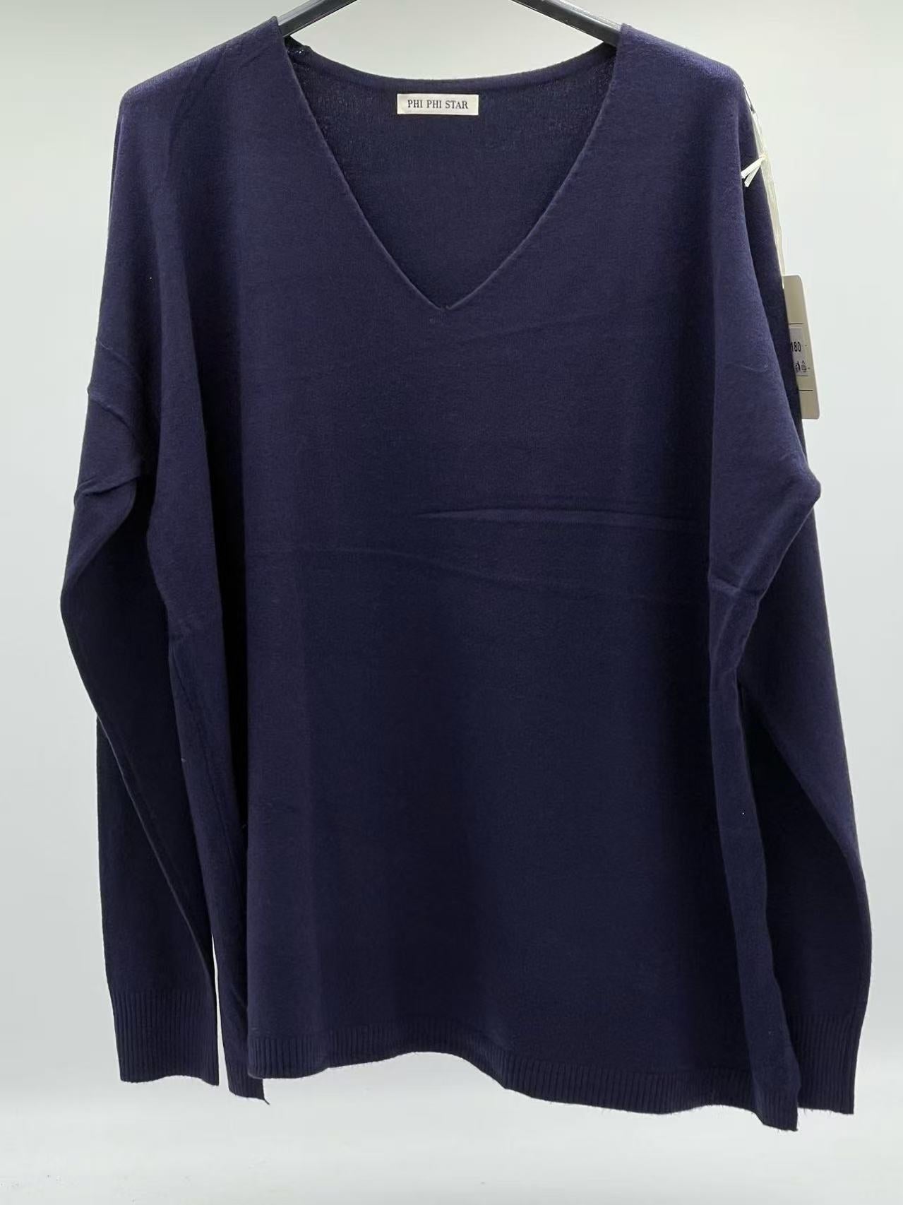 Jersey fino básico marino