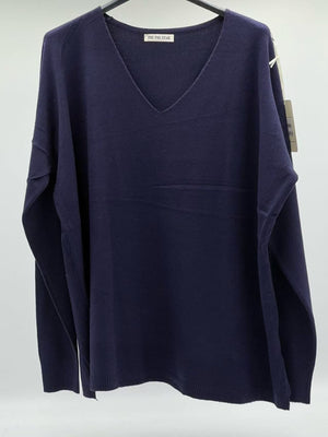 Jersey fino básico marino