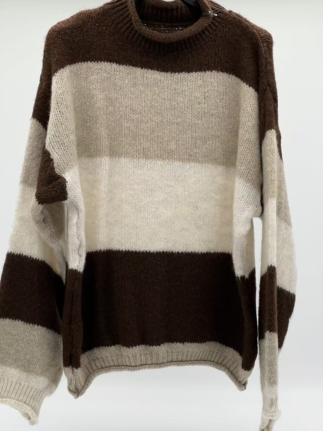 Jersey de lana marrón 