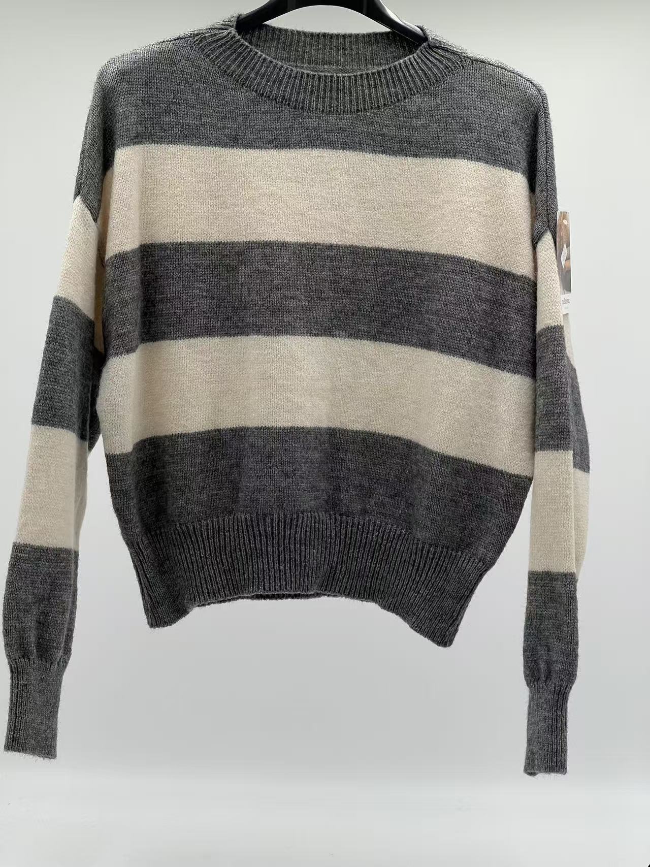 Jersey rayas gris 