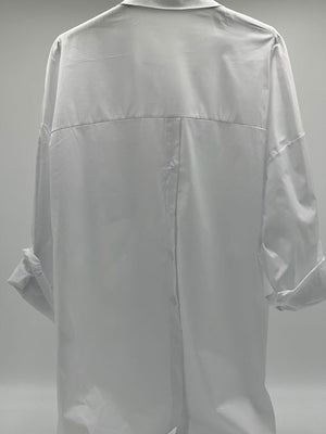 Camisa clásica larga blanca