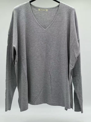 Jersey fino básico gris