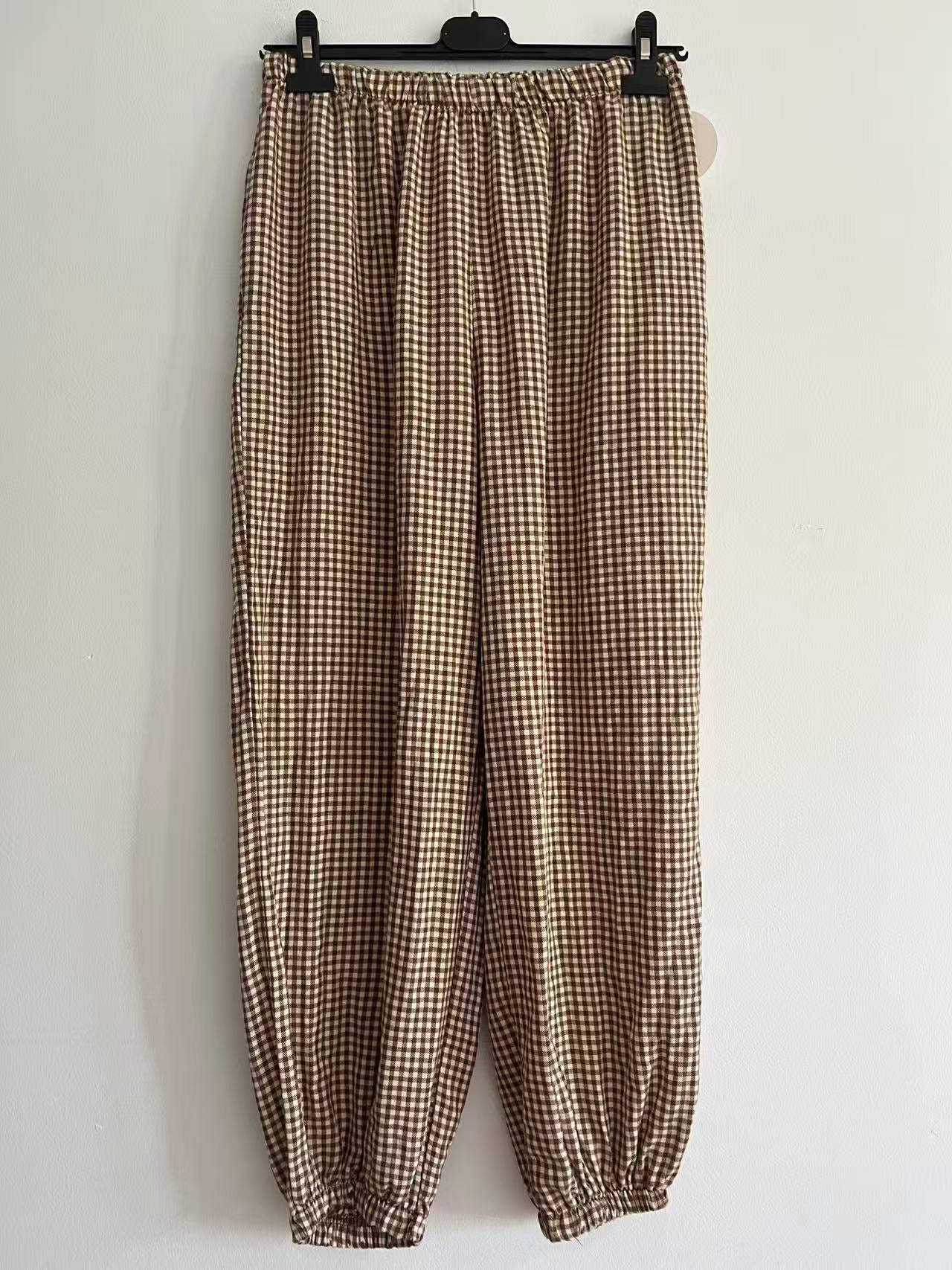 Pantalón cuadro largo caldera