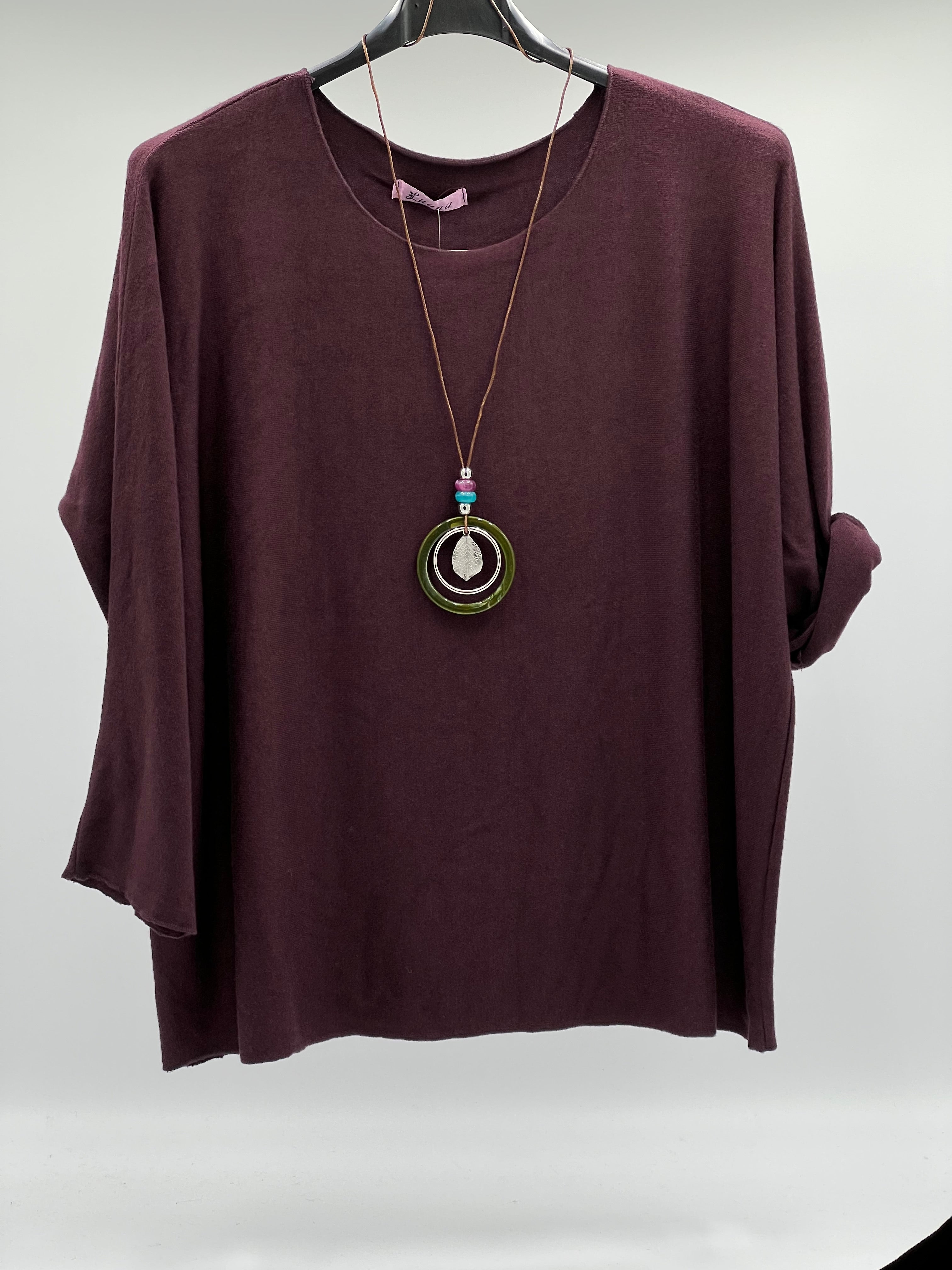 Camiseta básica punto larga