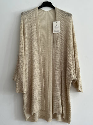 Rebeca larga beige