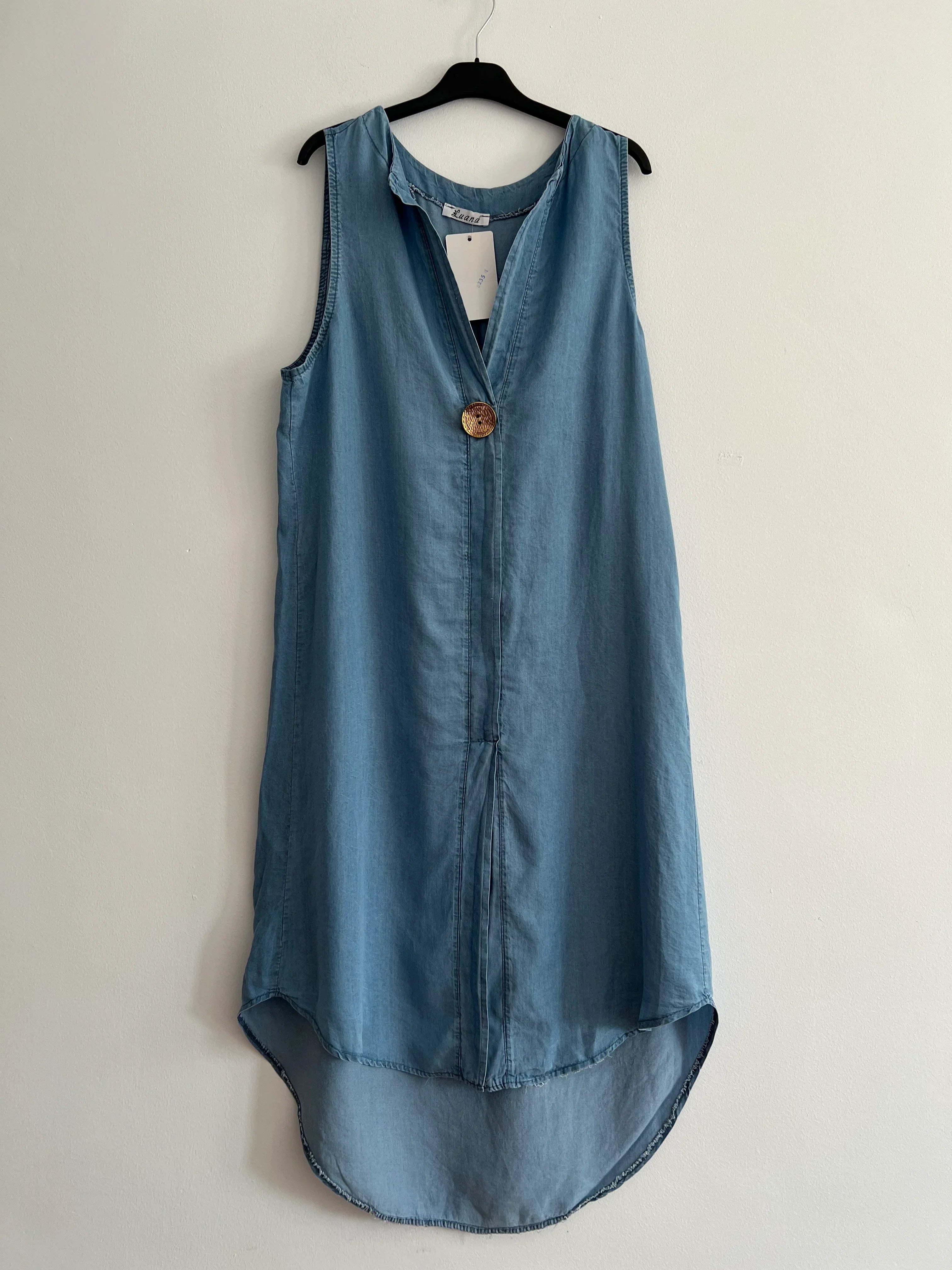 Vestido largo vaquero