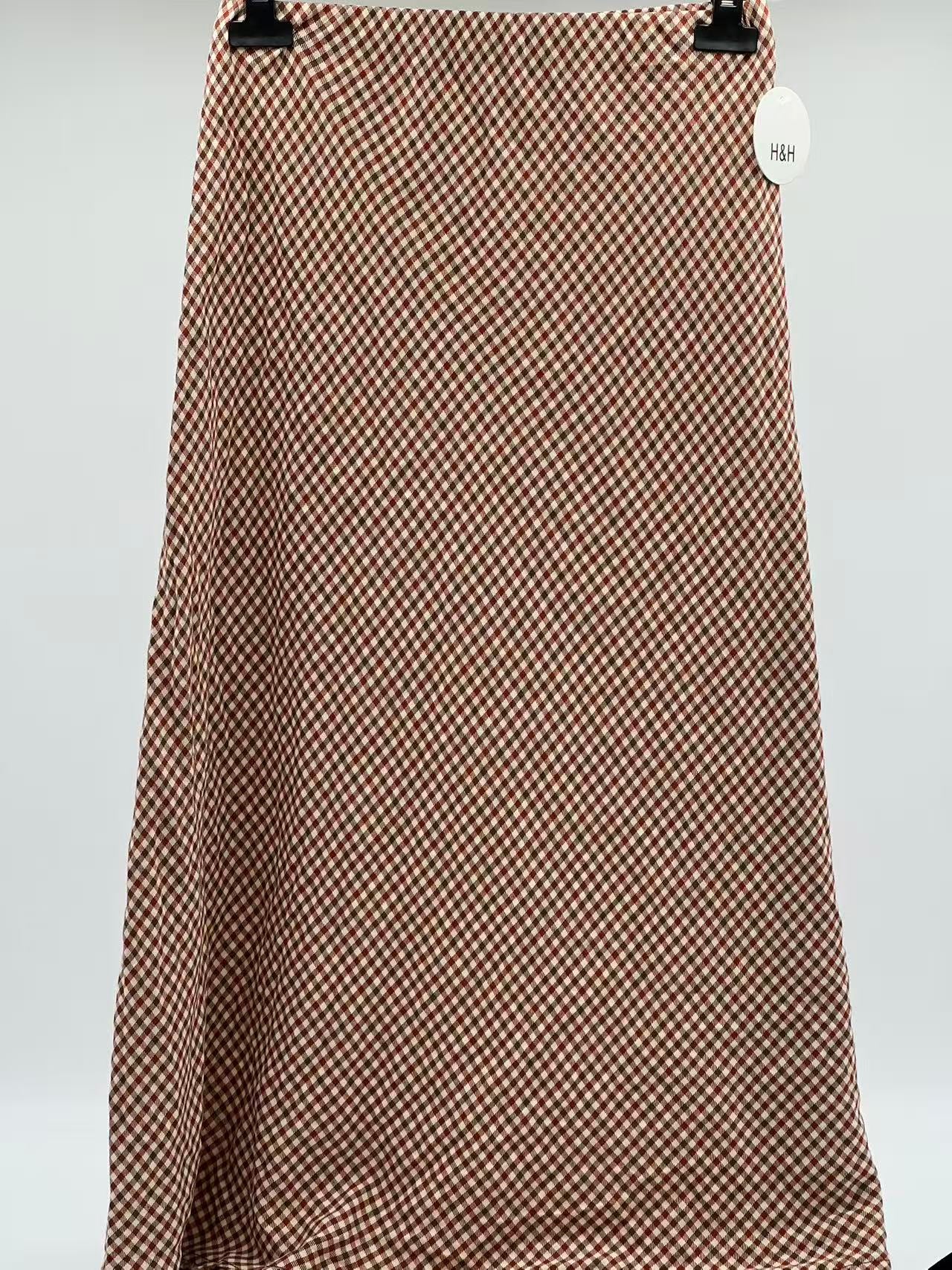 Falda cuadra larga caldera