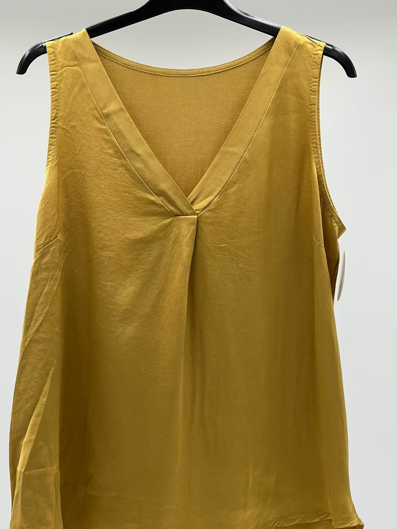 Blusa raso espalda algodón